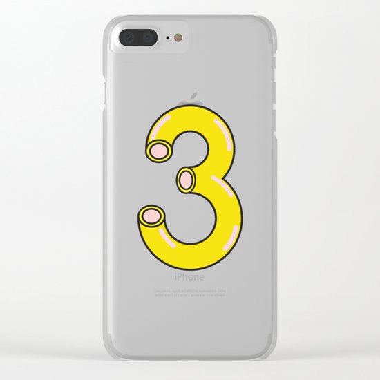 Macaroni 3 Clear iPhone Case