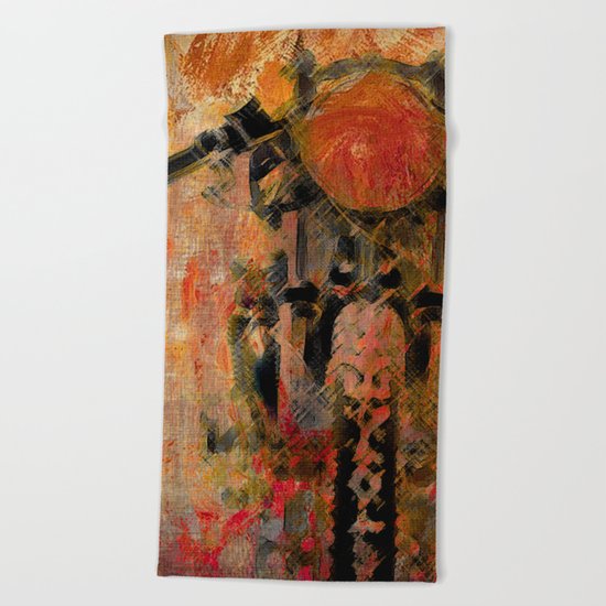 Cafe Racer Beach Towel
