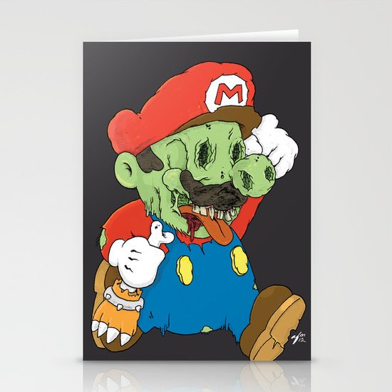 It's A Me Zombio Stationery Cards