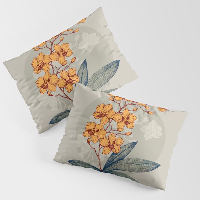  Mini orchids to your garden space Pillow Sham