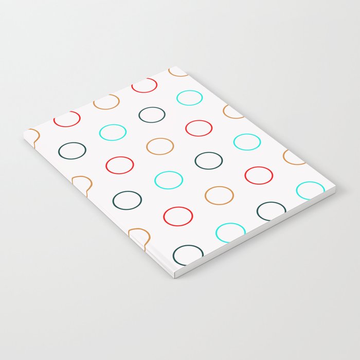 Abstract Geometric Christmas Pattern 06 Notebook