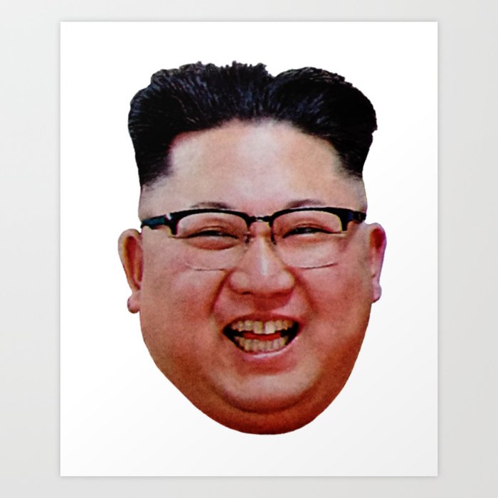 Supreme Leader Kim Jong Un North Korea DPRK Art Print