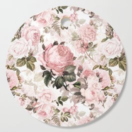 Vintage & Shabby Chic - Sepia Pink Roses  Cutting Board