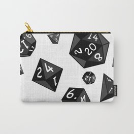 Dicepalooza -White&Black- Carry-All Pouch