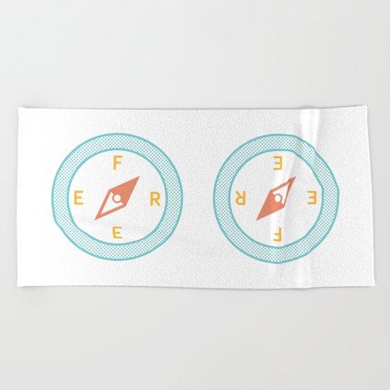 Free to roam Beach Towel