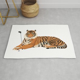 Golf Tiger Area & Throw Rug