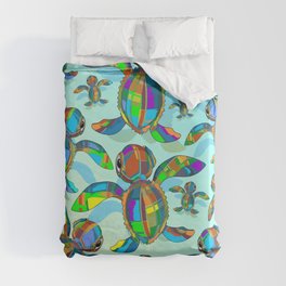 Baby Sea Turtle Fabric Toy Duvet Cover
