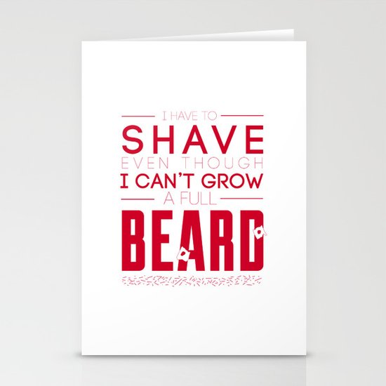 Beard Stationery Cards