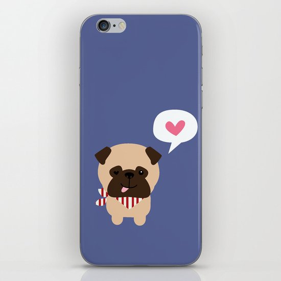 Pancho the Pug iPhone & iPod Skin