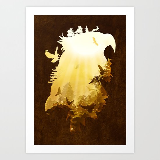 Watchers in the Sky Art Print