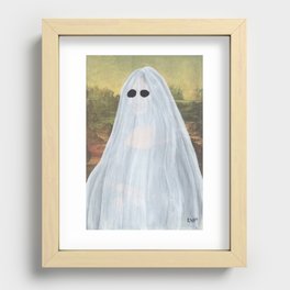 "Ghost Mona Lisa" Recessed Framed Print