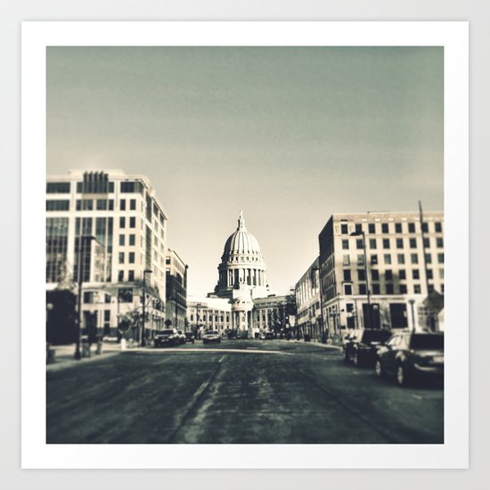Madison, Wisconsin Art Print