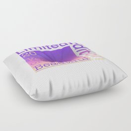 20 Year Old Gift Gradient Limited Edition 20th Retro Birthday Floor Pillow