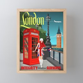 London Calling Framed Mini Art Print