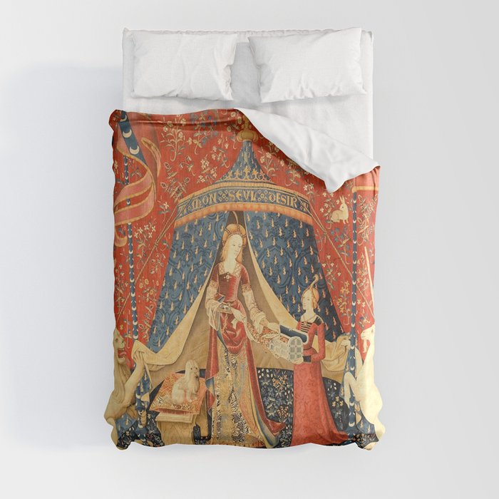 Lady and The Unicorn Medieval Tapestry Duvet Cover