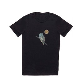 Owl, See the Moon: Barred Owl T Shirt