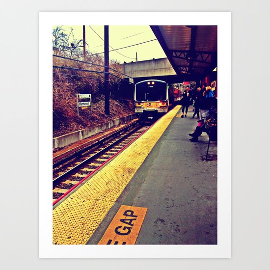 Here We Go Art Print