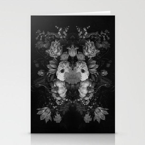 Botanical Darkness Stationery Cards