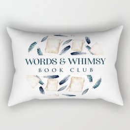 Words & Whimsy Logo Rectangular Pillow