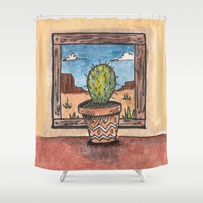 Cactus #1 Shower Curtain