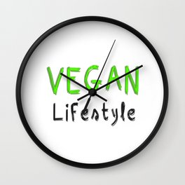 Vegan Lifestyle Wall Clock