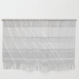 White Waves Texture Pattern Wall Hanging