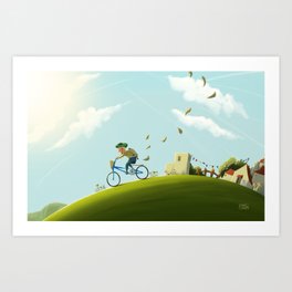 out of town Art Print