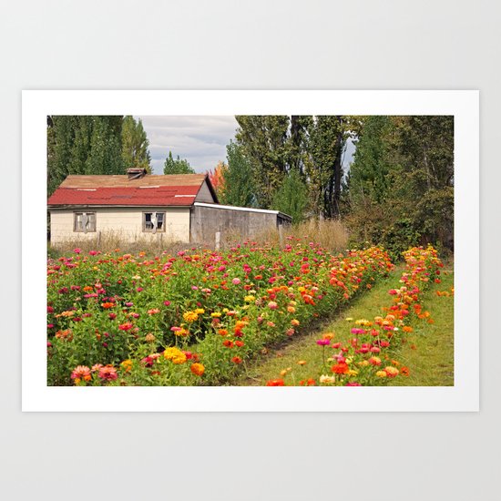 Out in the Country Art Print