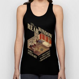 Rear Window Hitchcock Tribute Poster Tank Top