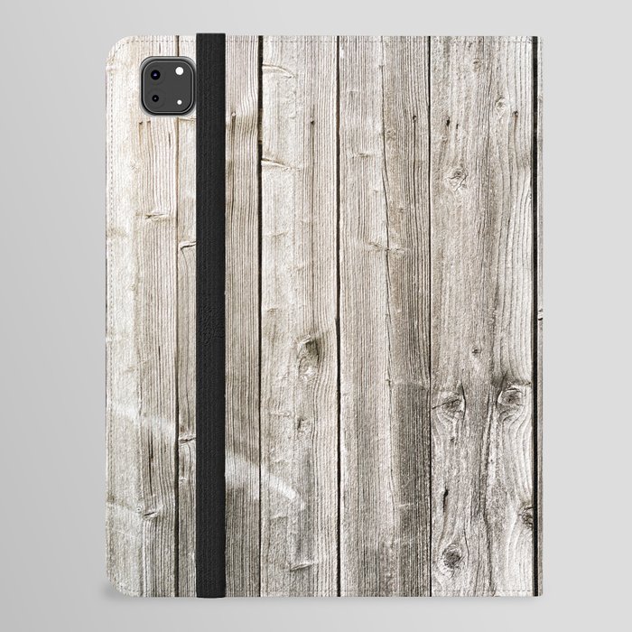 Old wood wall iPad Folio Case