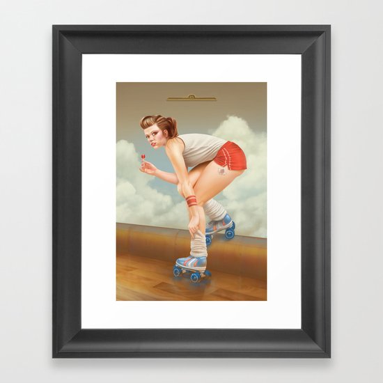 Pinup Framed Art Print