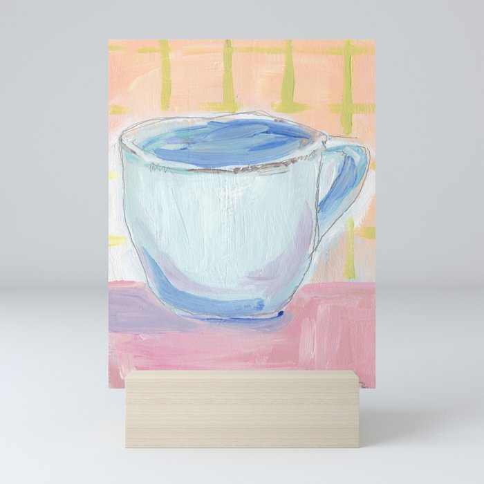 Easy Mornings Cup Mini Art Print