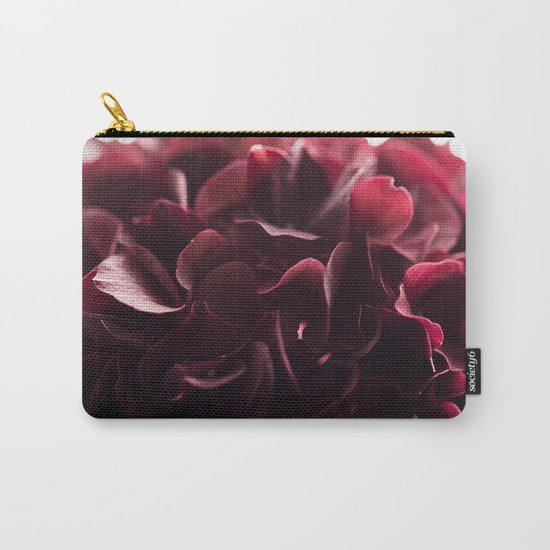 burgundy florals Carry-All Pouch