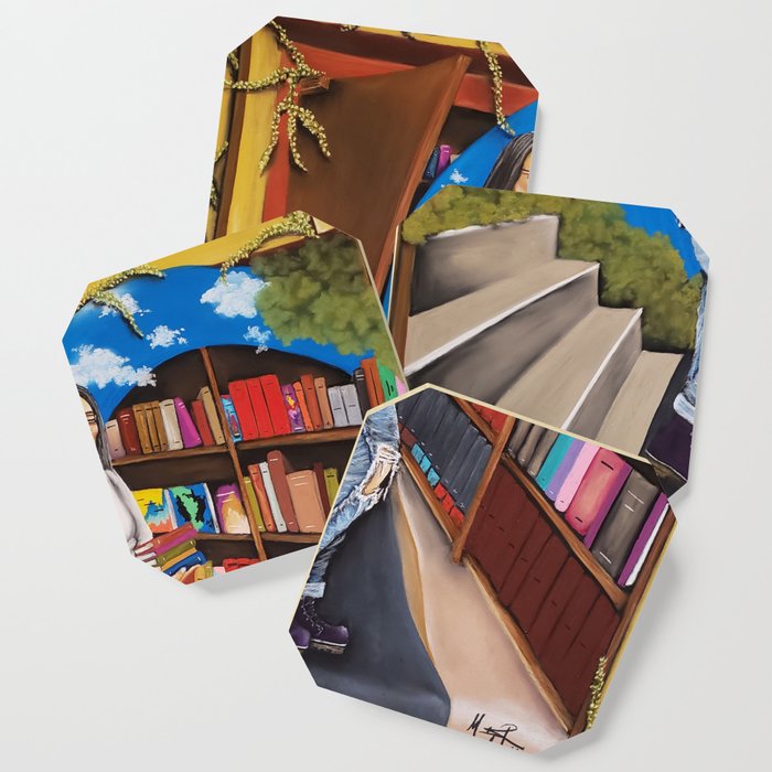 The Librarian Coaster