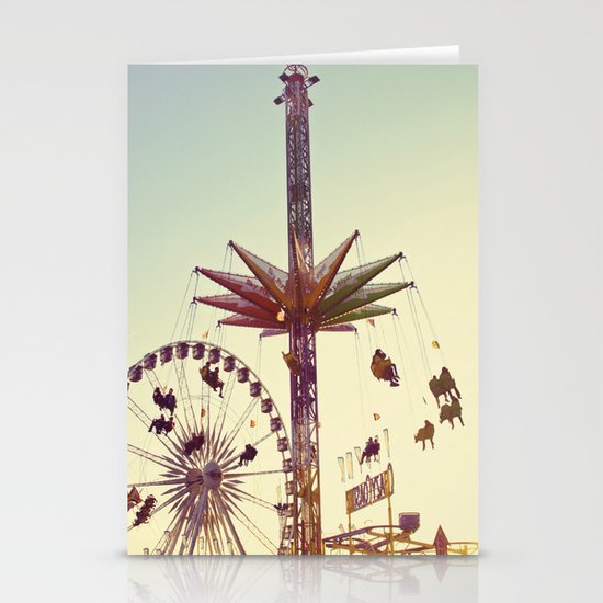 Golden Hour at the Carnival Stationery Cards