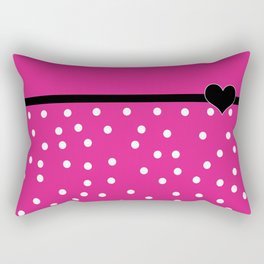 Pink Black Collection Rectangular Pillow