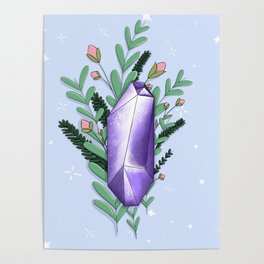 Crystal Buds Poster
