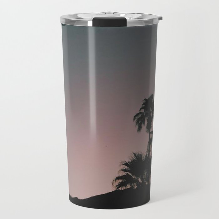 Palmtrees Sunset Travel Mug