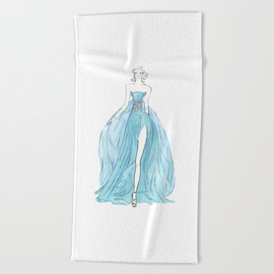 Floating Dress Beach Towel