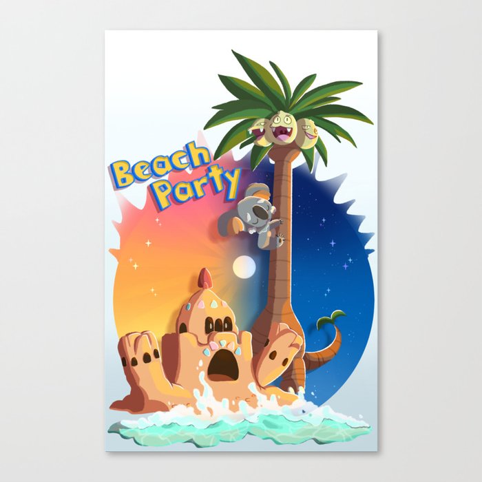 Beach Party! Canvas Print