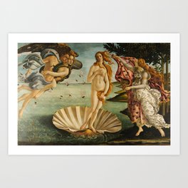 The Birth Of Venus Painting Sandro Botticelli Art Print