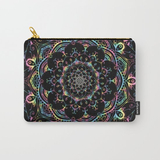 Transcendental Dream Coloured Mandala Design Carry-All Pouch