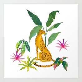 Leopard Jungle Art Print