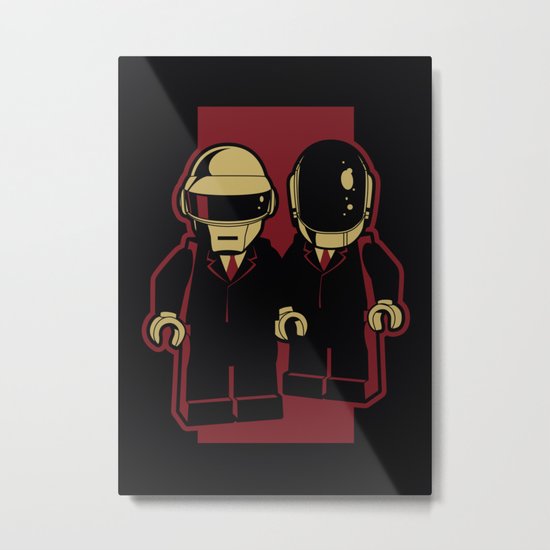 Daft Block Metal Print