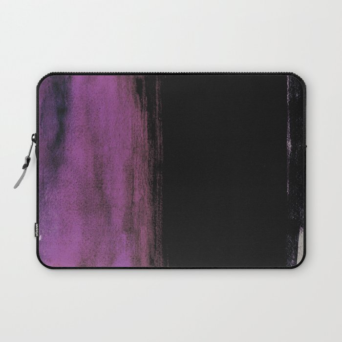 Purple and Black Laptop Sleeve