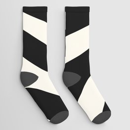 Black retro Sun design Socks