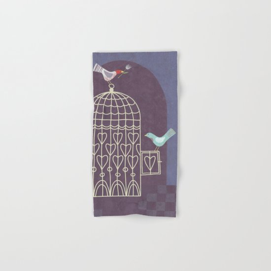 Leaving the Birdcage Hand & Bath Towel