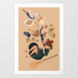 Kiki delivery service Art Print