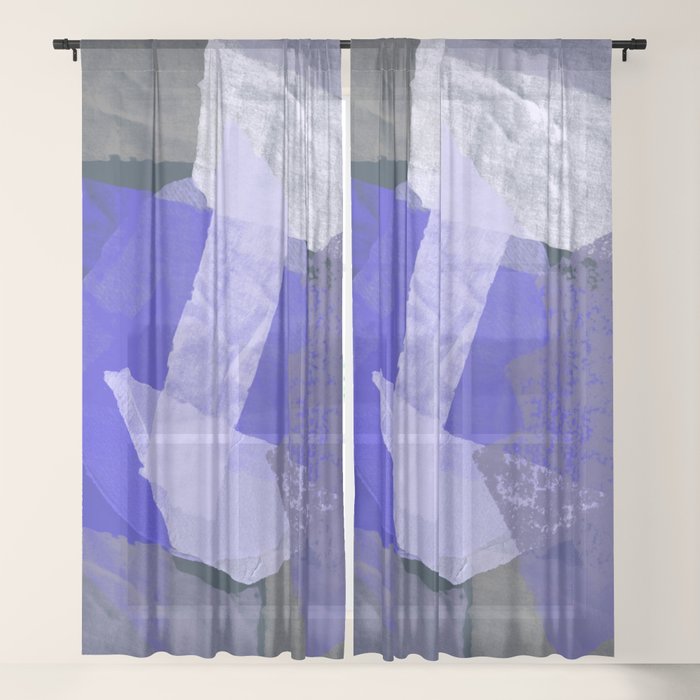 Paper Mache Universe Sheer Curtain