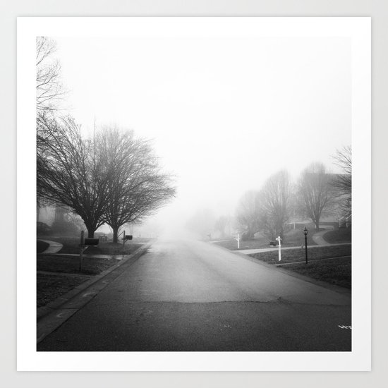 Foggy Morning Art Print